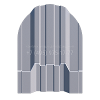 Металлический штакетник UNIX толщиной 0.50, шириной 118 мм, порошковый, RAL7004. Цена указана за погонный метр. Возможная длина — от 0.5 до 3-x метров с шагом 1 сантиметр.